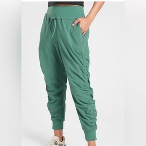 Athleta Green Track Pants